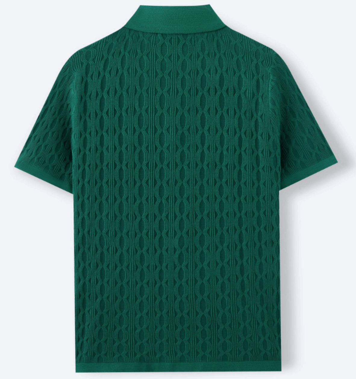 Japanese Brand Mens Knitted Polo T-shirt Size US L / EU 52-54 / 3 - 3 Thumbnail