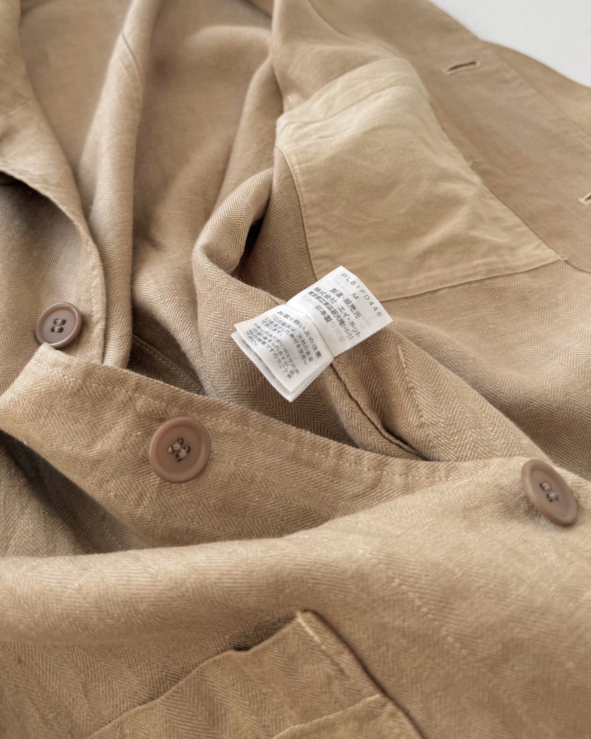 Issey Miyake Plantation Issey Miyake Linen Chore Jacket Shirt Size US M / EU 48-50 / 2 - 10 Thumbnail