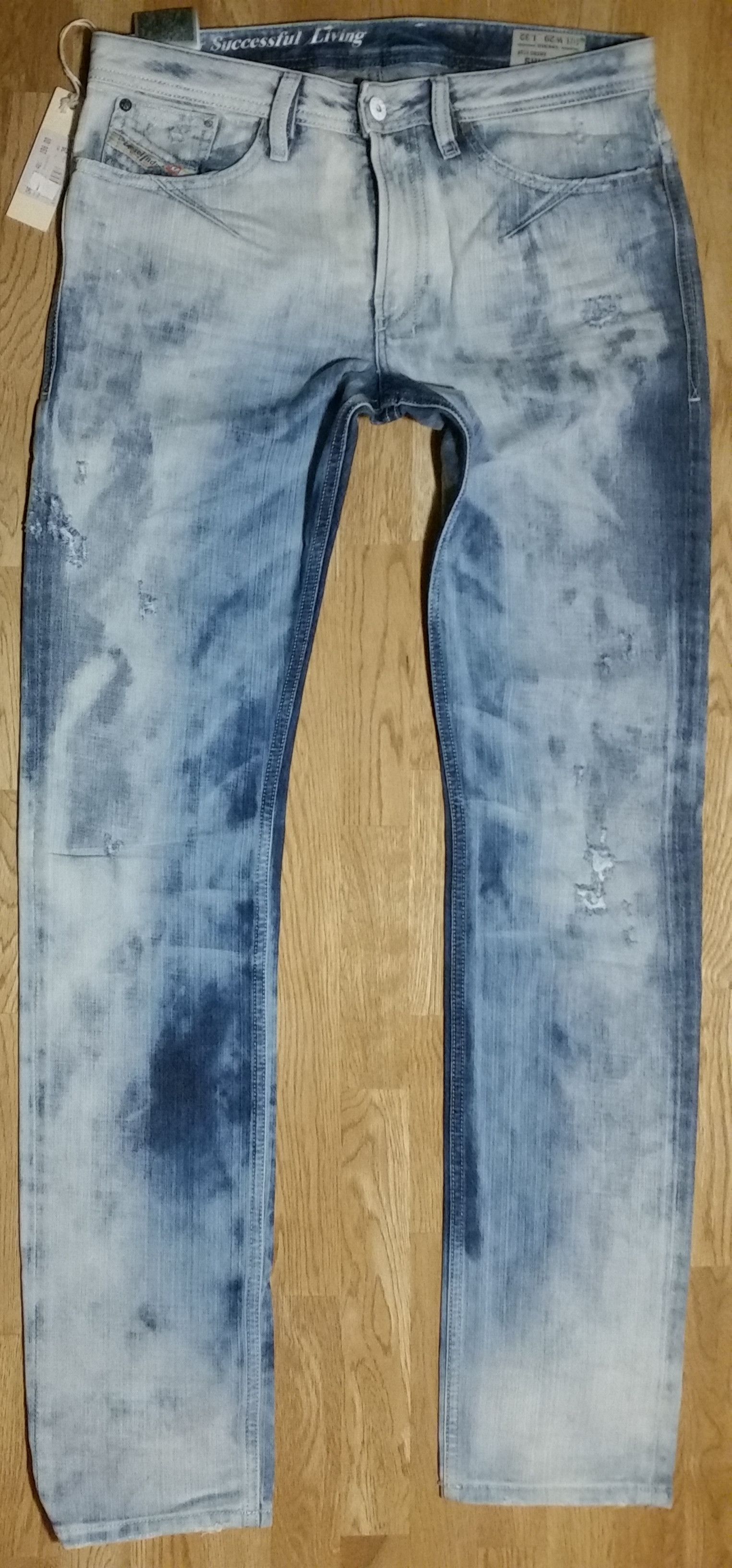 Diesel × Vintage rare DIESEL DNA Mutation SHIONER W30 L32 slim skinny W29 L34 Size US 30 / EU 46 - 17 Thumbnail