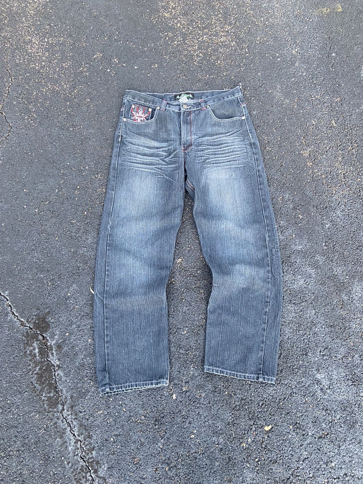 Affliction Crazy Vintage Baggy Skater Style 90’s Y2k Affliction Jeans 