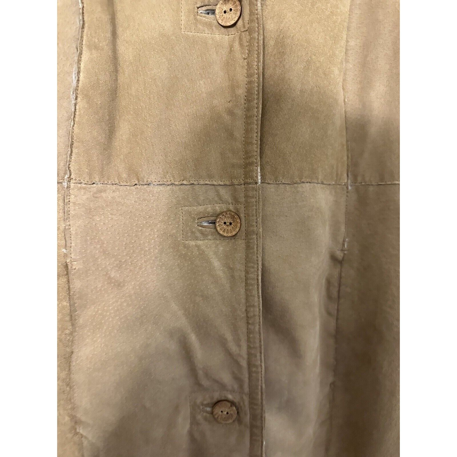 Boston Proper Vtg Penny Lane Y2K Leather Boston Proper Faux Sherpa Womans Size M / US 6-8 / IT 42-44 - 2 Thumbnail