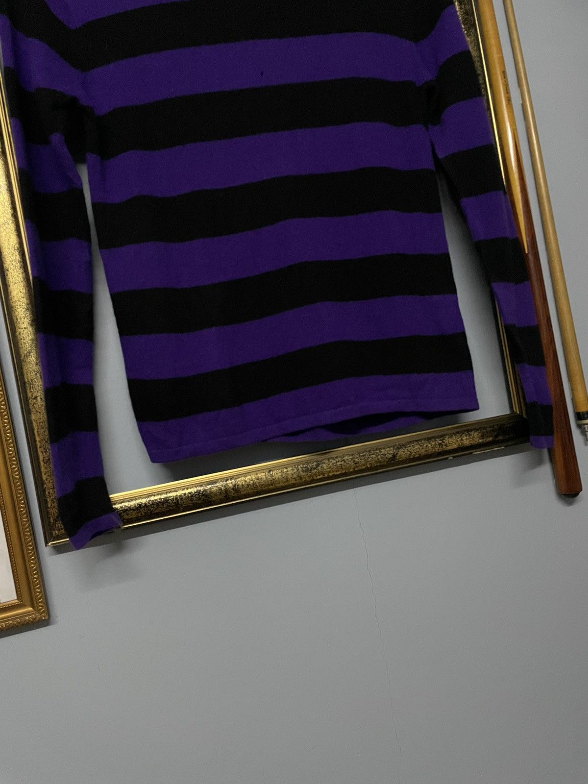 Japanese Brand Vintage 1990s Designer Michel Klein Distressed Longsleeve Size US S / EU 44-46 / 1 - 4 Thumbnail