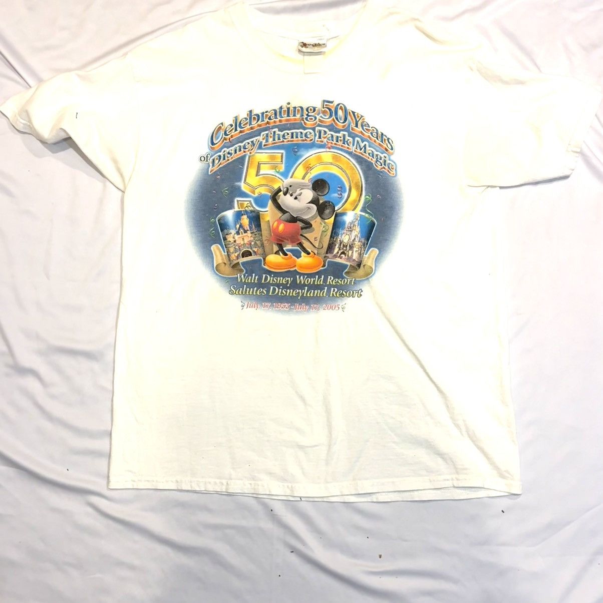 Disney Vintage 2005 Disney 50th Anniversary T-Shirt Size US XXL / EU 58 / 5 - 1 Thumbnail