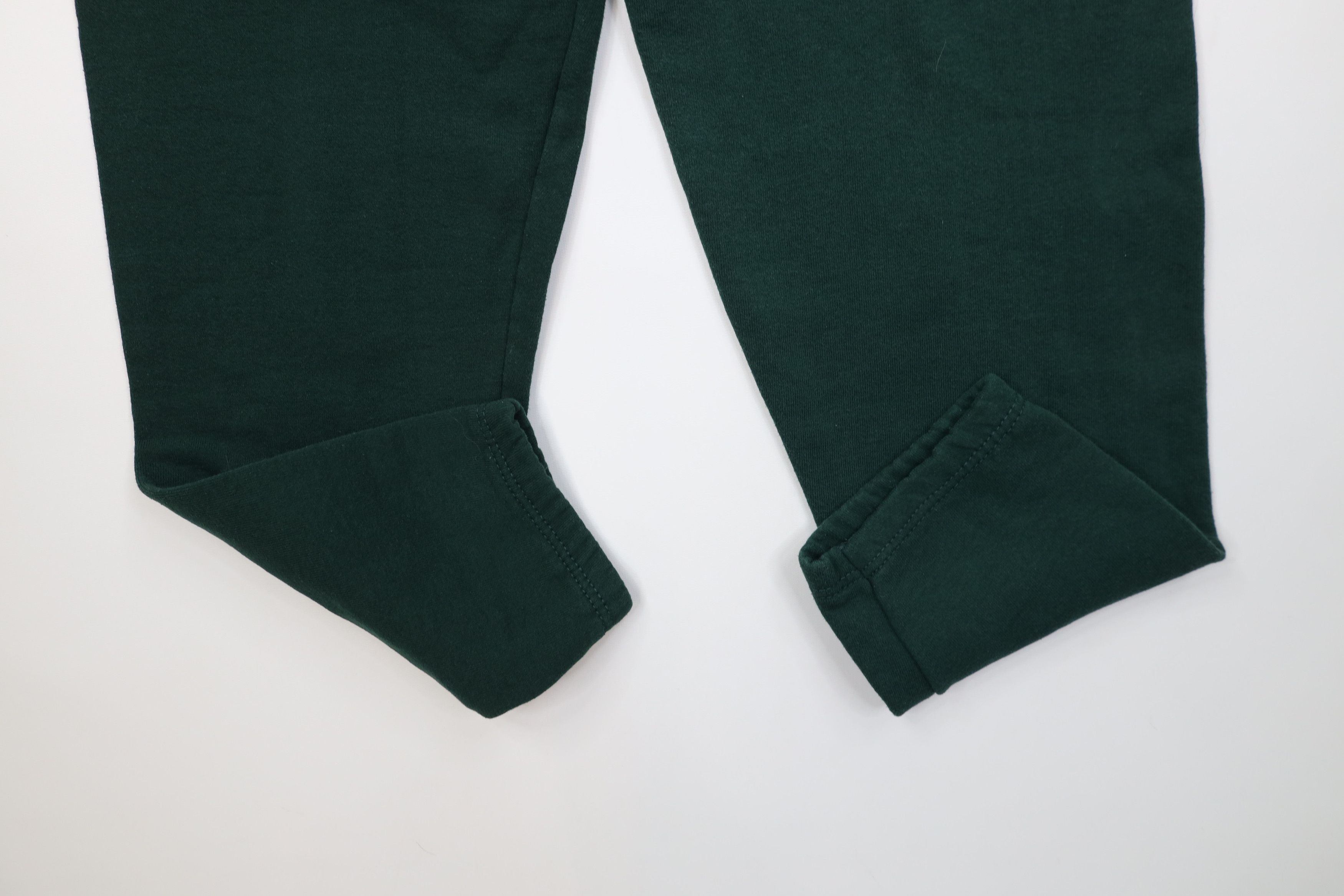 Vintage Vintage 90s Streetwear Blank Sweatpants Joggers Pants Green Size 28" / US 6 / IT 42 - 5 Thumbnail