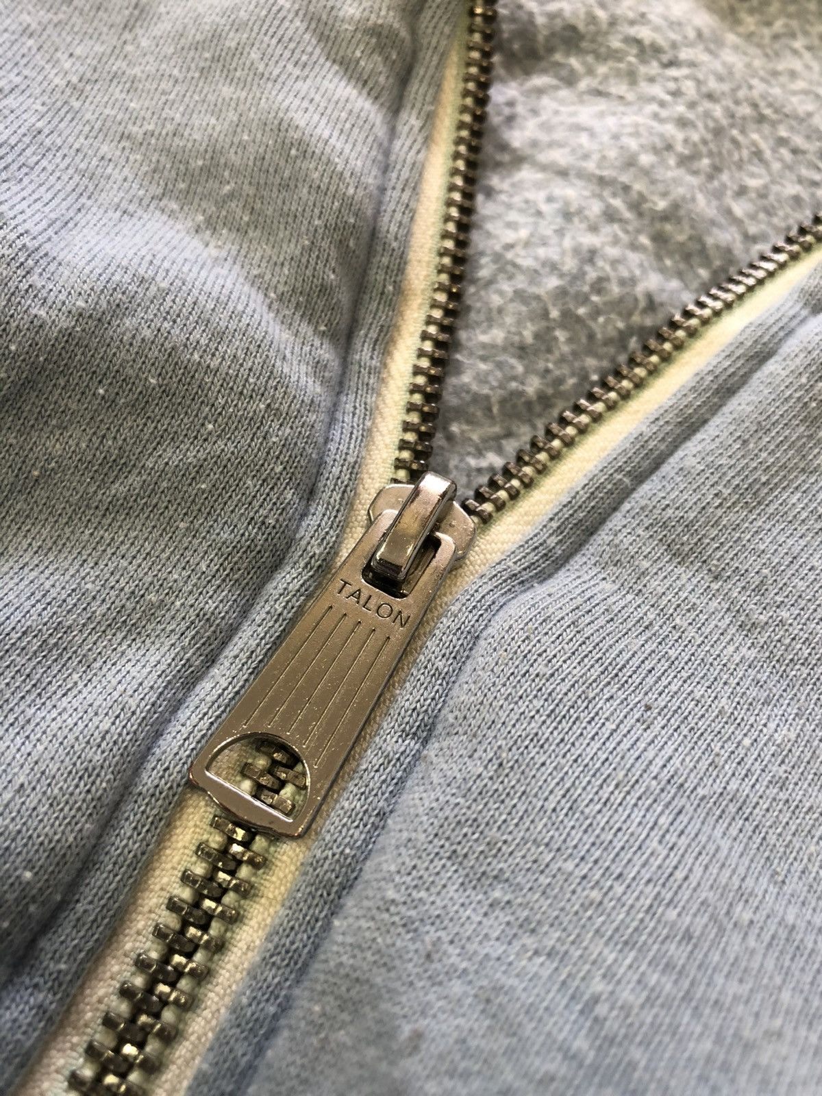 Velva Sheen × Vintage Vintage 70’s Velva sheen talon zip plain hoodie Size US S / EU 44-46 / 1 - 5 Thumbnail