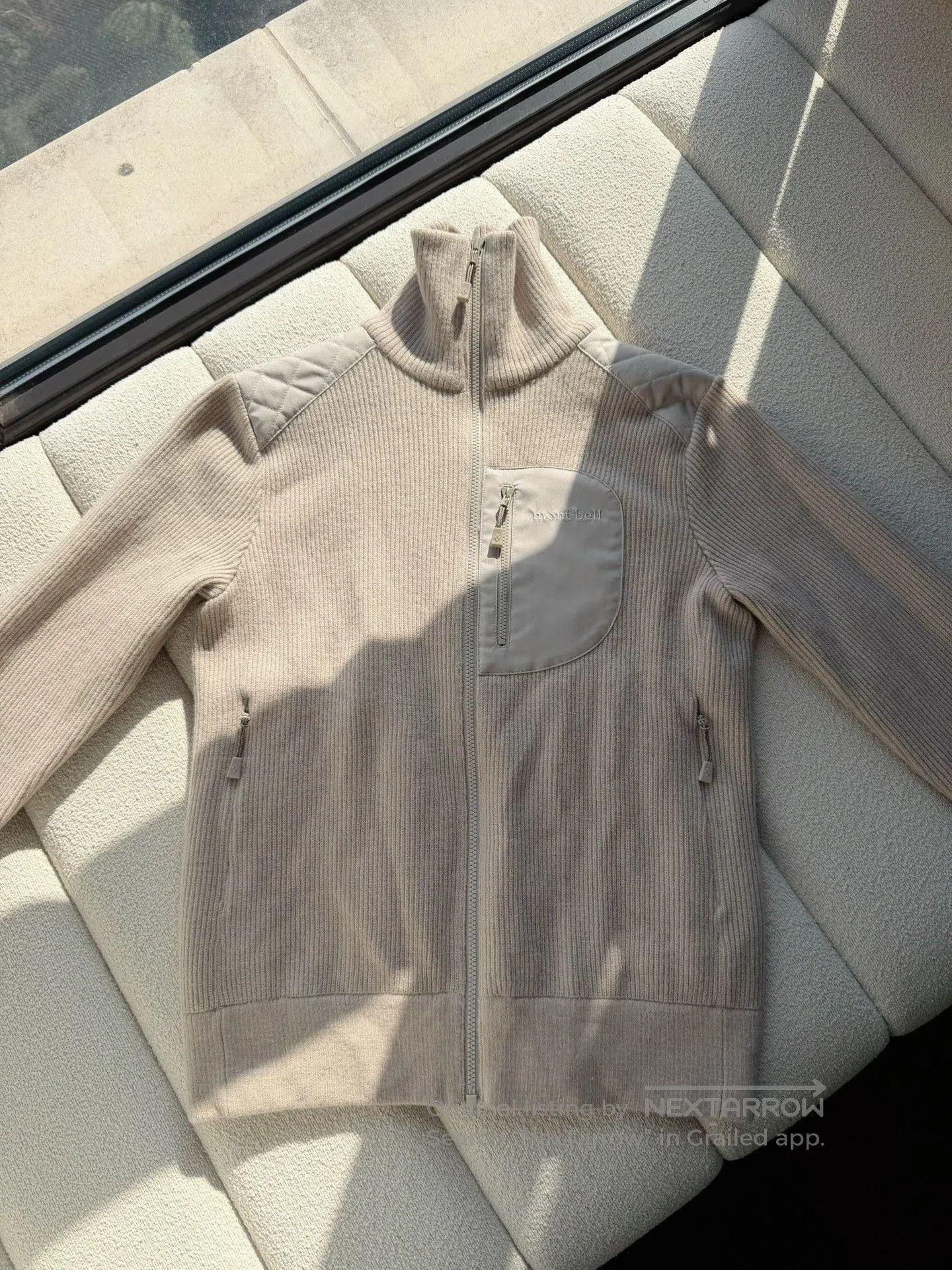 Montbell Montbell Mittleggi Women's 60% Wool Zip Cardigan. Size M / US 6-8 / IT 42-44 - 3 Thumbnail