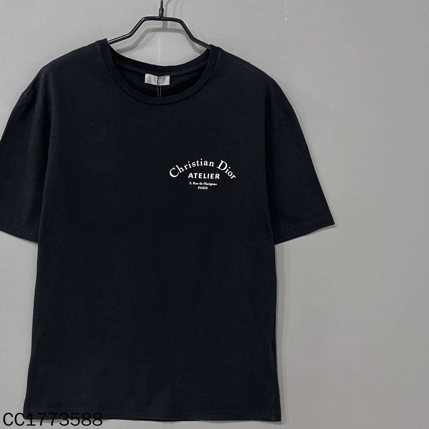 Dior Dior black slogan short sleeve tee XS 95 New Size XS / US 0-2 / IT 36-38 - 2 Thumbnail