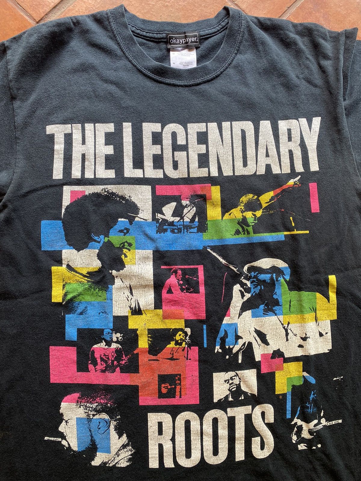 半額セール THE ROOTS okayplayer ラップTシャツ ビンテージ ビンテージ the roots okayplayer Tシャツ ラップ バンドT