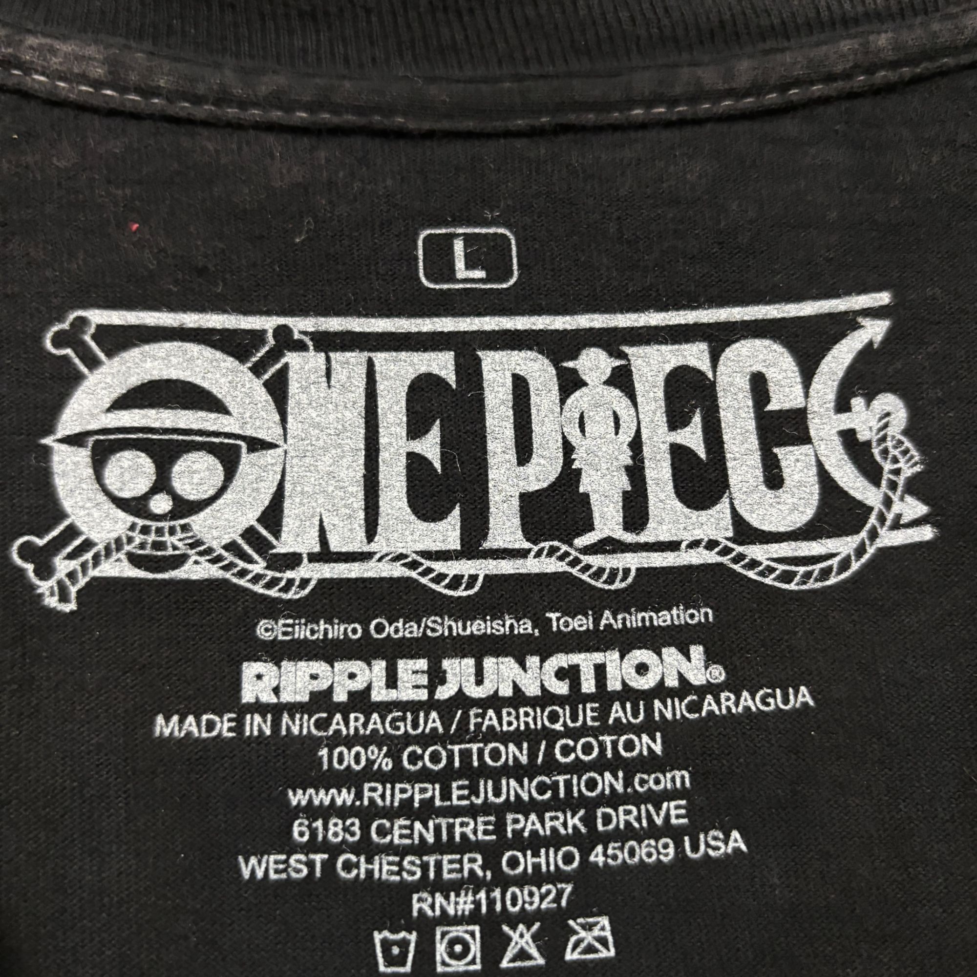 One Piece One Piece Straw Hat Crew anime Poster Mineral Wash Tee L Size US L / EU 52-54 / 3 - 4 Thumbnail