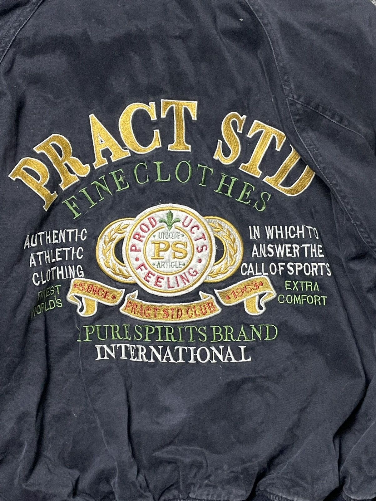 Japanese Brand × Vintage Vintage Pract Studio Reversible Zipper Hoodie Jacket(46) Size US M / EU 48-50 / 2 - 7 Thumbnail