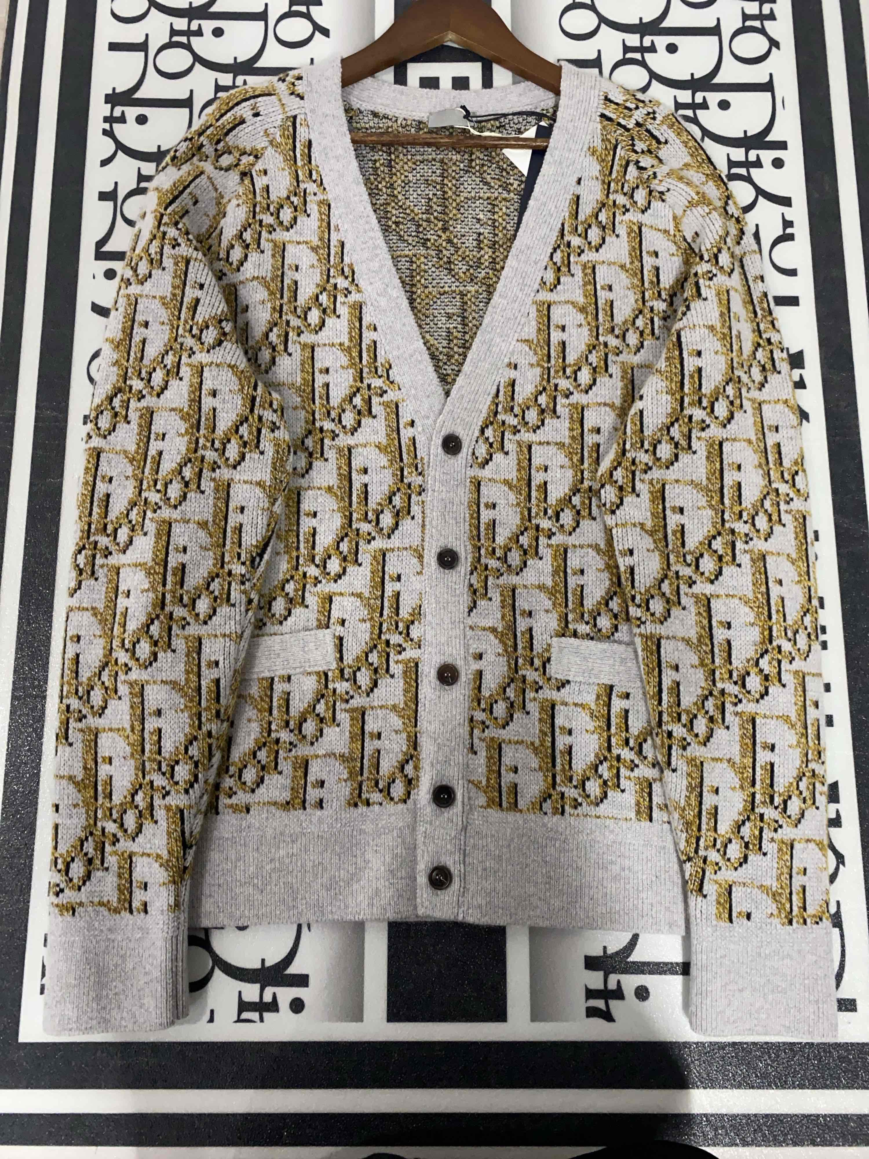 Dior Dior Oblique Monogram Cardigan XL Size US XL / EU 56 / 4 - 1 Thumbnail