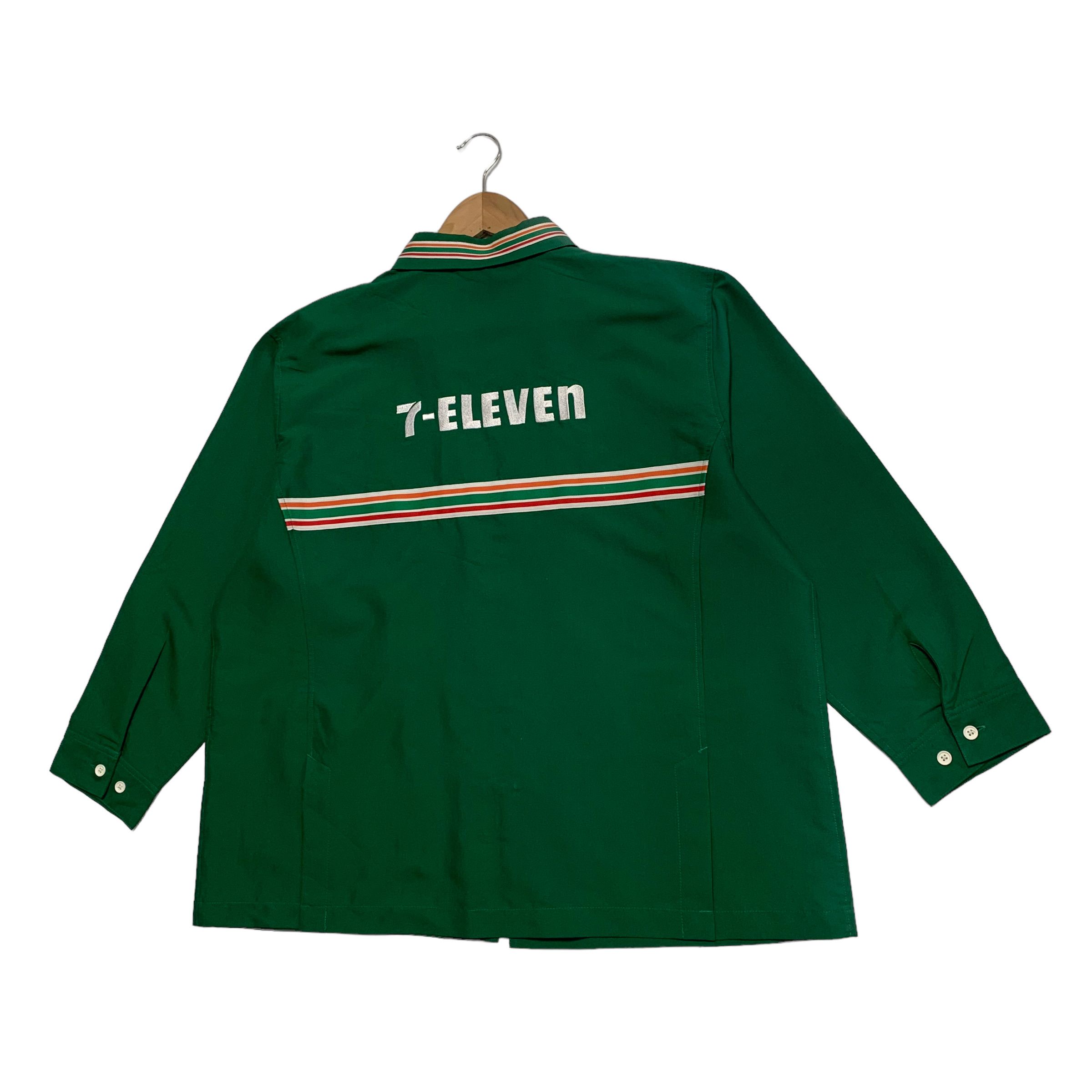 Japanese Brand 7 Eleven Long Sleeve Zipper Shirt Size US L / EU 52-54 / 3 - 5 Thumbnail