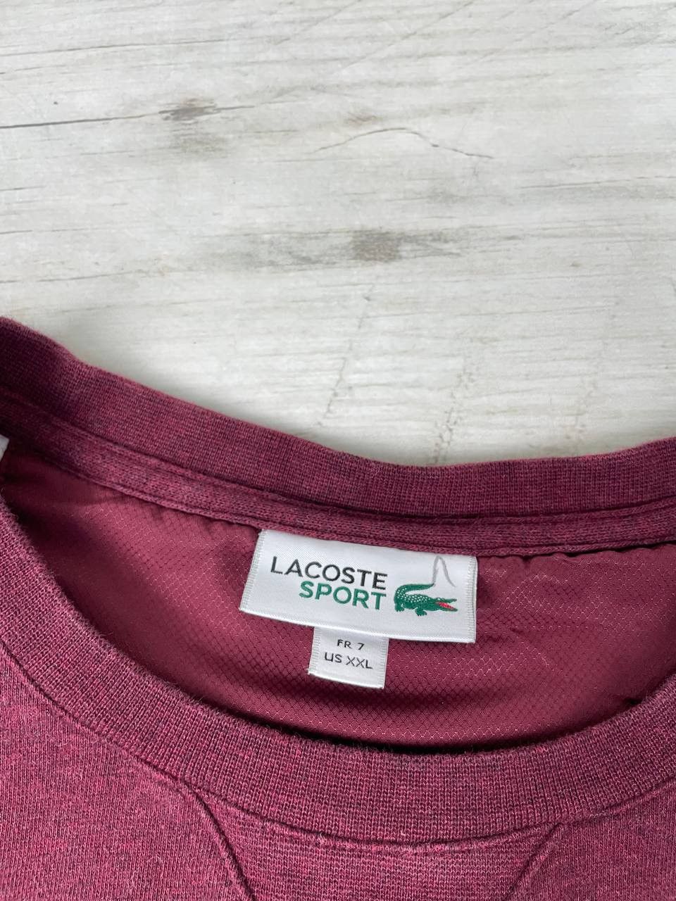 Lacoste Lacoste Sport Sweatshirt Men Size 2XL Burgundy Size US XXL / EU 58 / 5 - 7 Thumbnail