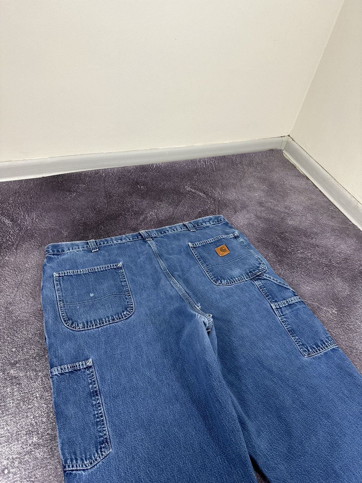 Carhartt Vintage Carhartt USA Distressed Carpenter Baggy Work Jeans Size US 42 / EU 58 - 6 Thumbnail