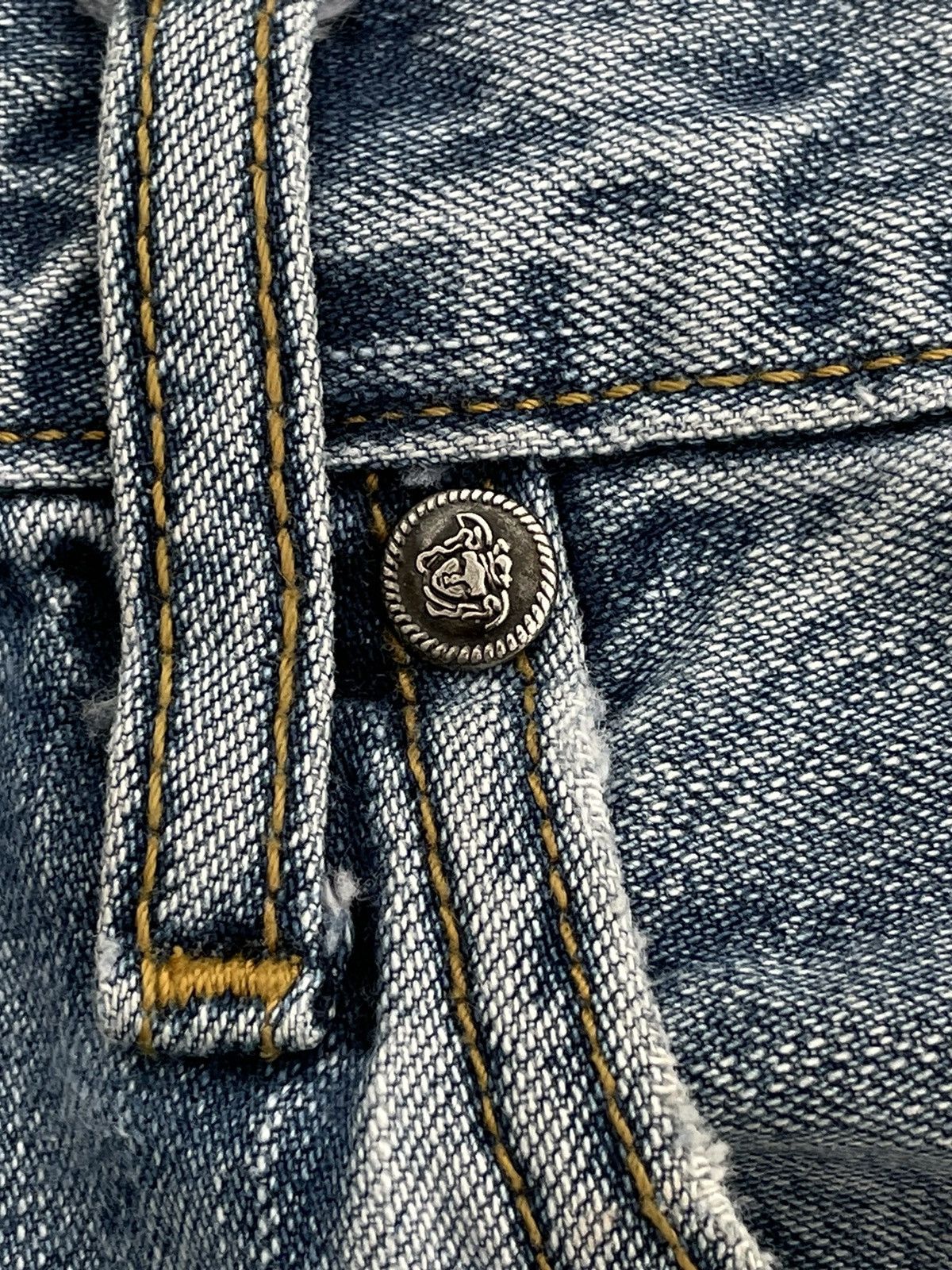 Designer × Versace Jeans Couture × Vintage Vintage Versace Archive Denim Jeans Blue Pants 90s 80s Size US 32 / EU 48 - 2 Thumbnail