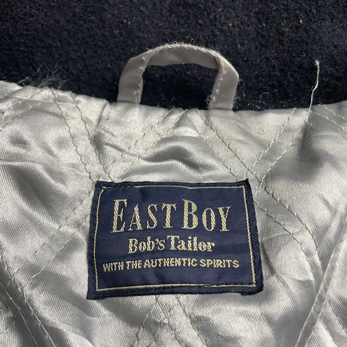 Japanese Brand VINTAGE EASTBOY EMBROIDERED SPELL OUT WOOL VARSITY JACKET Size US XL / EU 56 / 4 - 15 Thumbnail