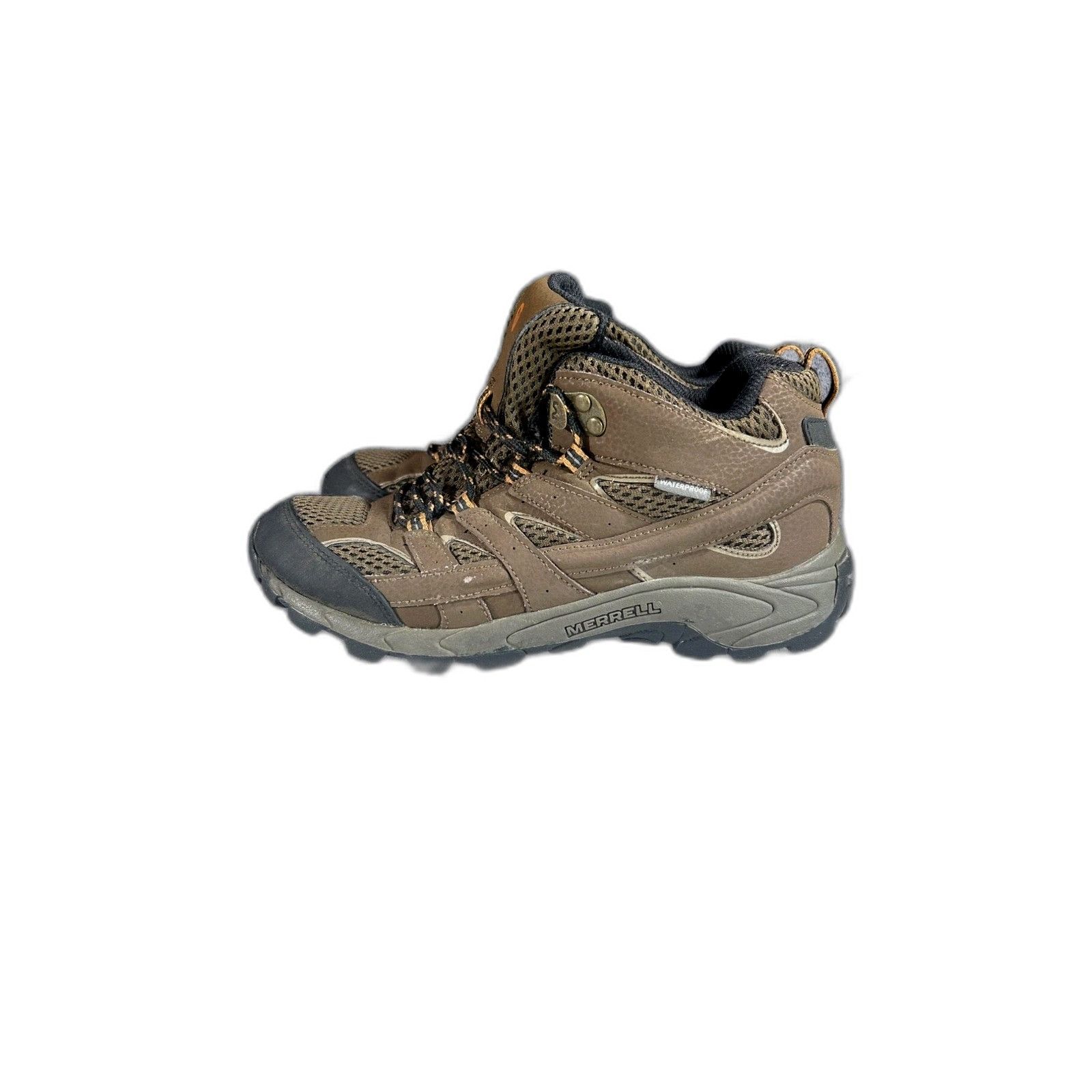 Merrell Merrell Moab 2 Mid Womens 4.5 Hiking Trail Boots Shoes Brown Size US 5 / EU 37 - 5 Thumbnail