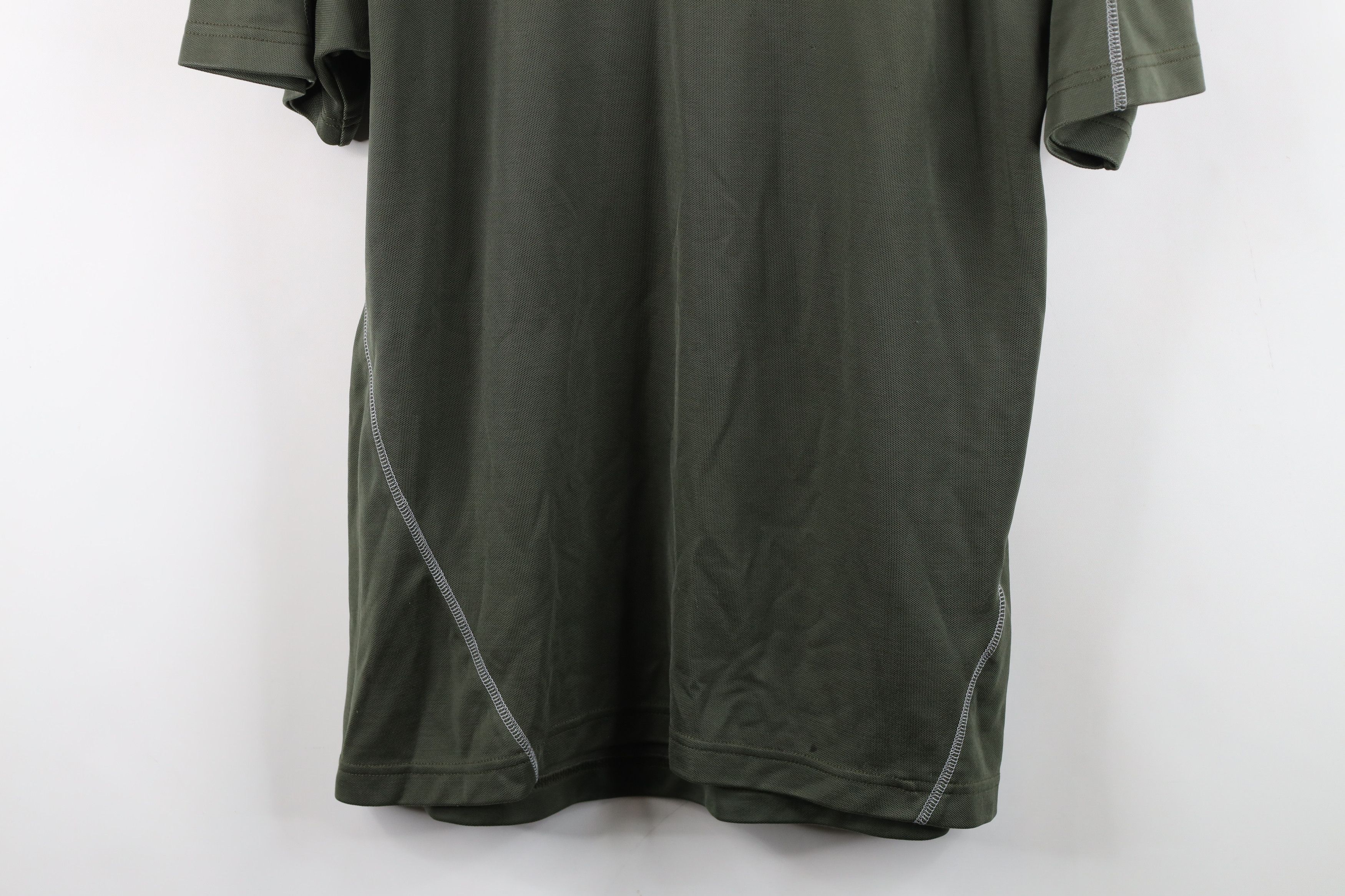 Nike Vintage Y2K Nike Scott Mini Swoosh Knit V-Neck T-Shirt Green Size US M / EU 48-50 / 2 - 3 Thumbnail