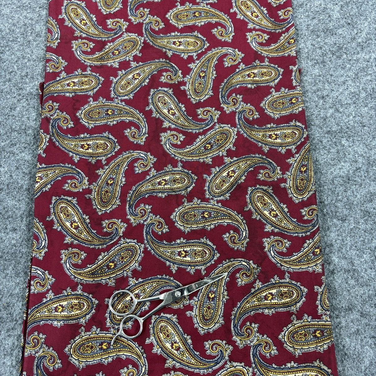 Vintage Paisleys Scarf # D797 # Muffler # Neckwear Size ONE SIZE - 8 Thumbnail