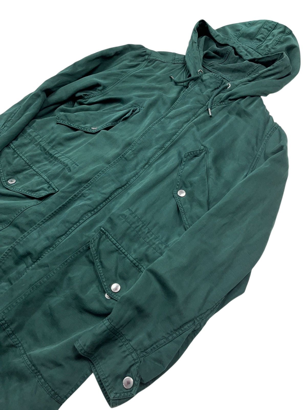 Diesel × Japanese Brand × Vintage Vintage Diesel Fishtail Parka Linen Jacket y2k Size US L / EU 52-54 / 3 - 5 Thumbnail