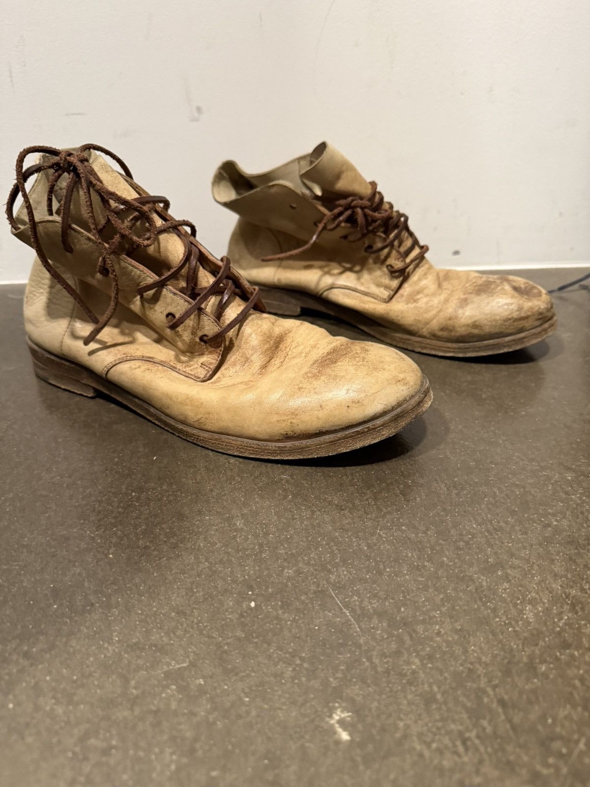 Marsell Tan stained Marsell Zucca Boots Size US 8 / EU 41 - 9 Thumbnail