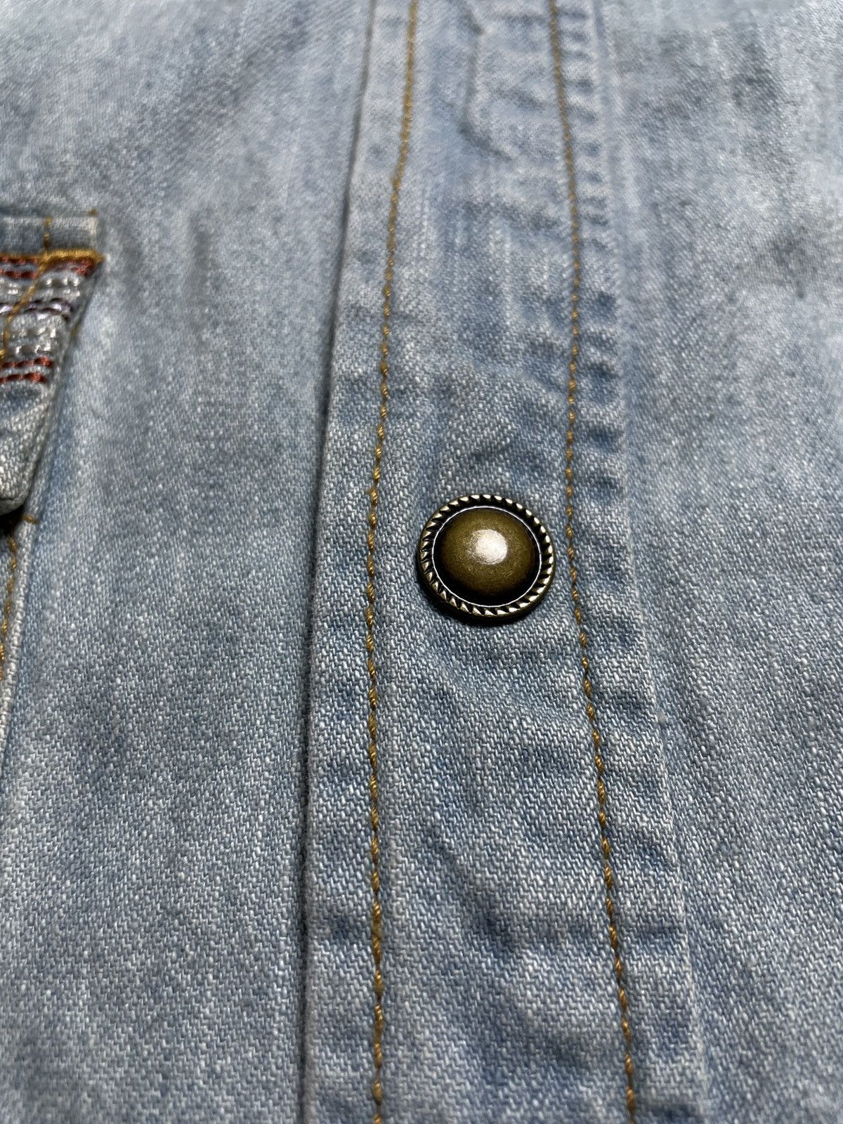 PPFM 2000’s iLLs - Sashiko Stitch Button Faded Shirt Size US M / EU 48-50 / 2 - 7 Thumbnail