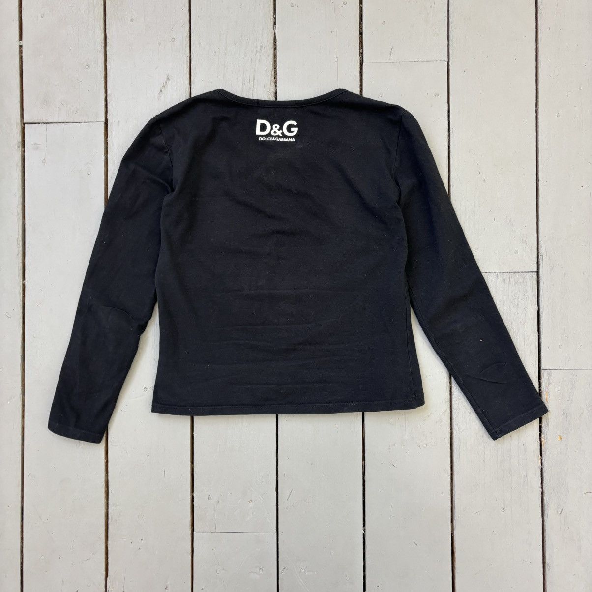 Dolce & Gabbana “I ❤️ D&G” Studded Bejewelled Top Size S / US 4 / IT 40 - 3 Thumbnail