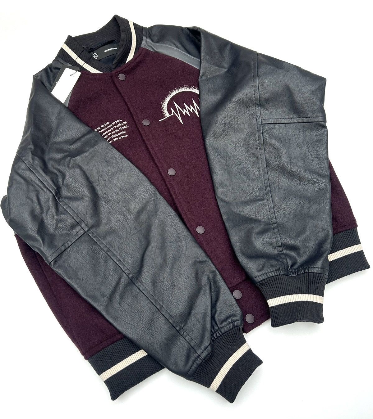 GU × Japanese Brand × Undercover GU X Undercover “Kosmik Noise” Stadium Jumper Varsity Jacket Size US S / EU 44-46 / 1 - 7 Thumbnail