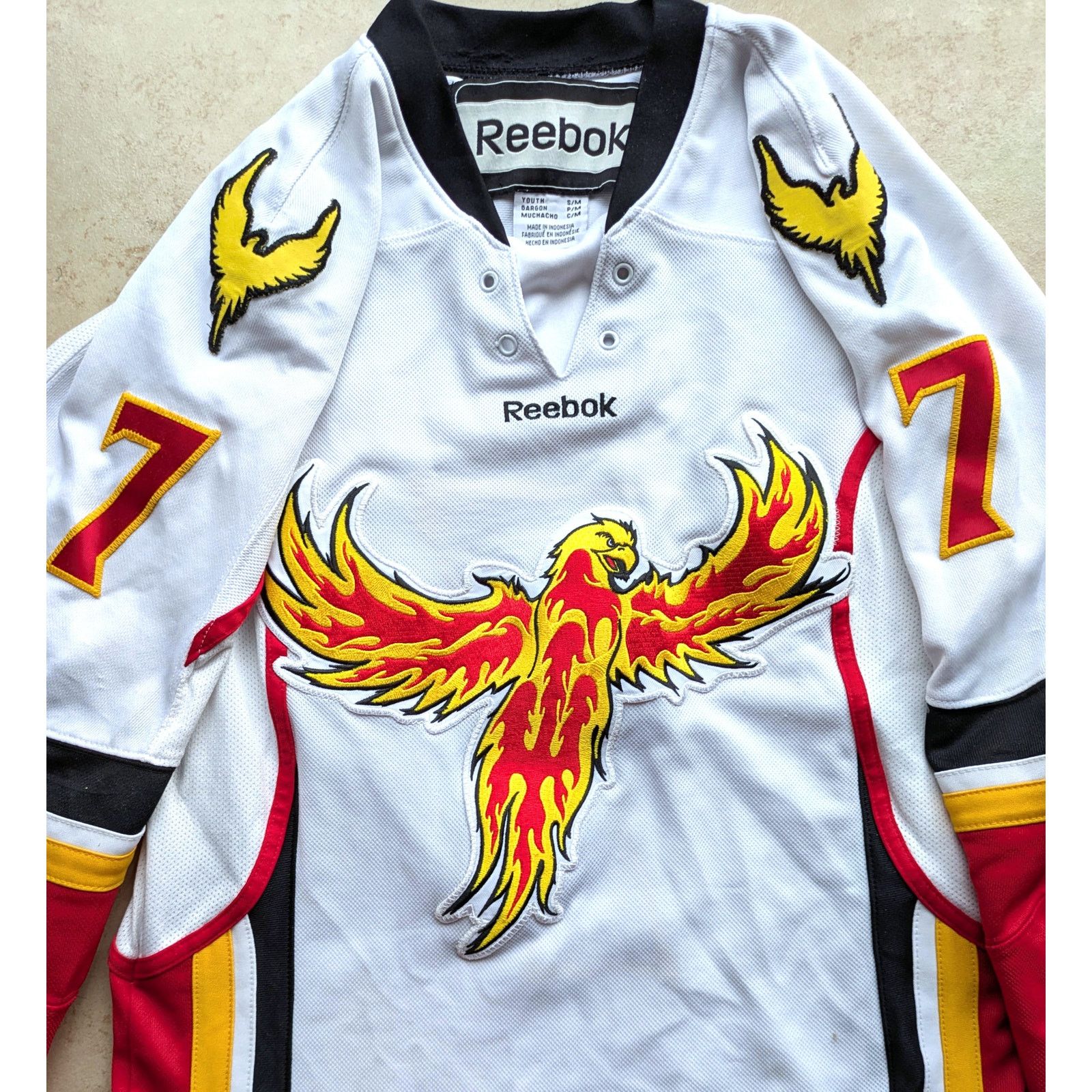 NHL × Reebok Atlanta Phoenix RBK jersey Yth S/M kids Duluth hockey vtg Size US XS / EU 42 / 0 - 1 Thumbnail