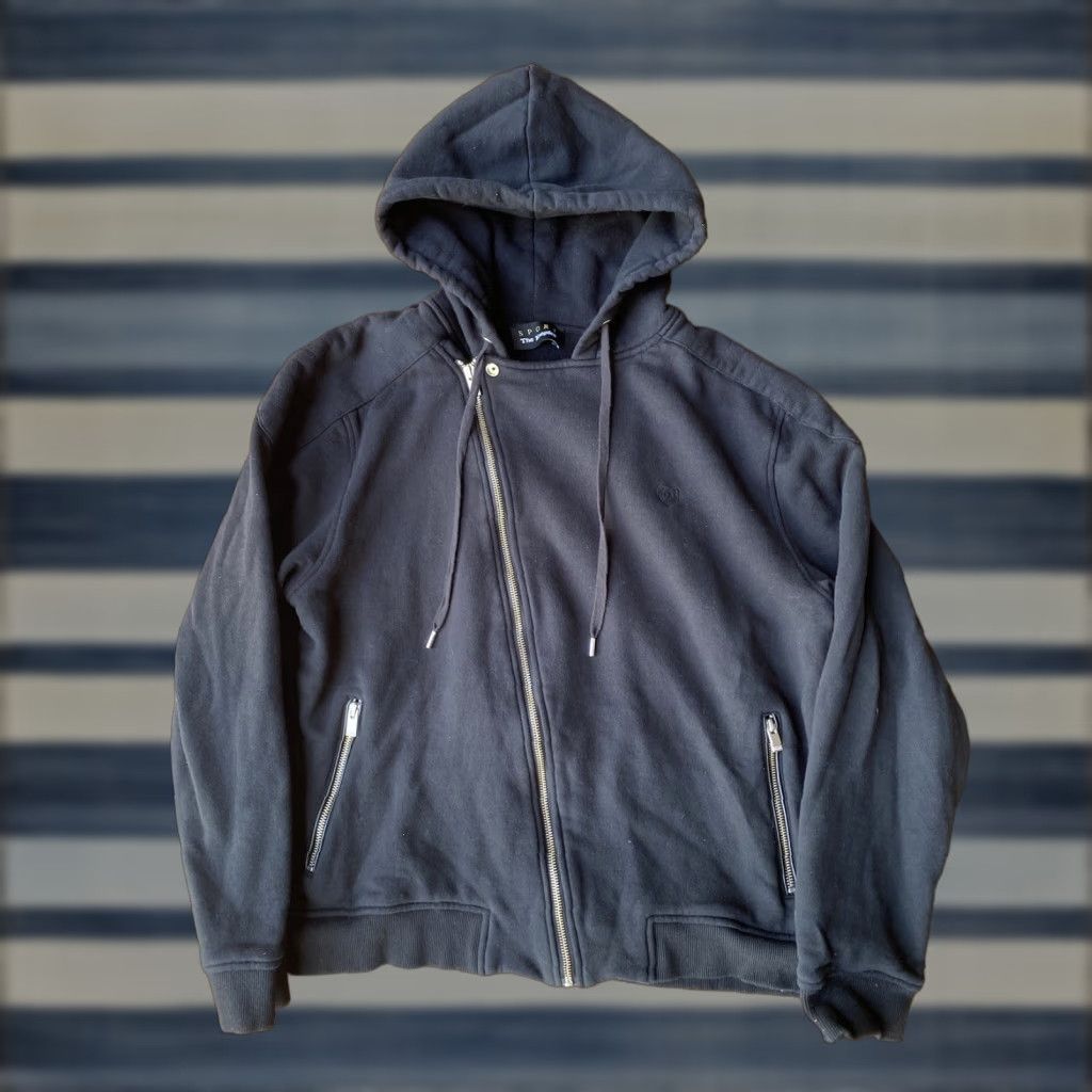 The Kooples The Kooples Black Sport Full Zip Hoodie Hooded Jacket Womens XL Black Sports Hoodie Full Zip Jacket Size XL / US 12-14 / IT 48-50 - 1 Thumbnail