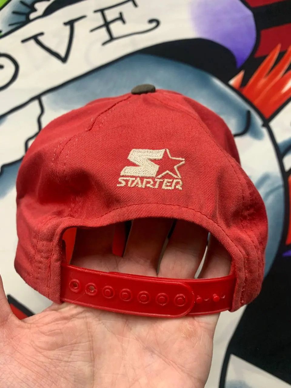 Starter Vintage Chicago Bulls 90's Starter cap NBA Size OS Size ONE SIZE - 4 Thumbnail