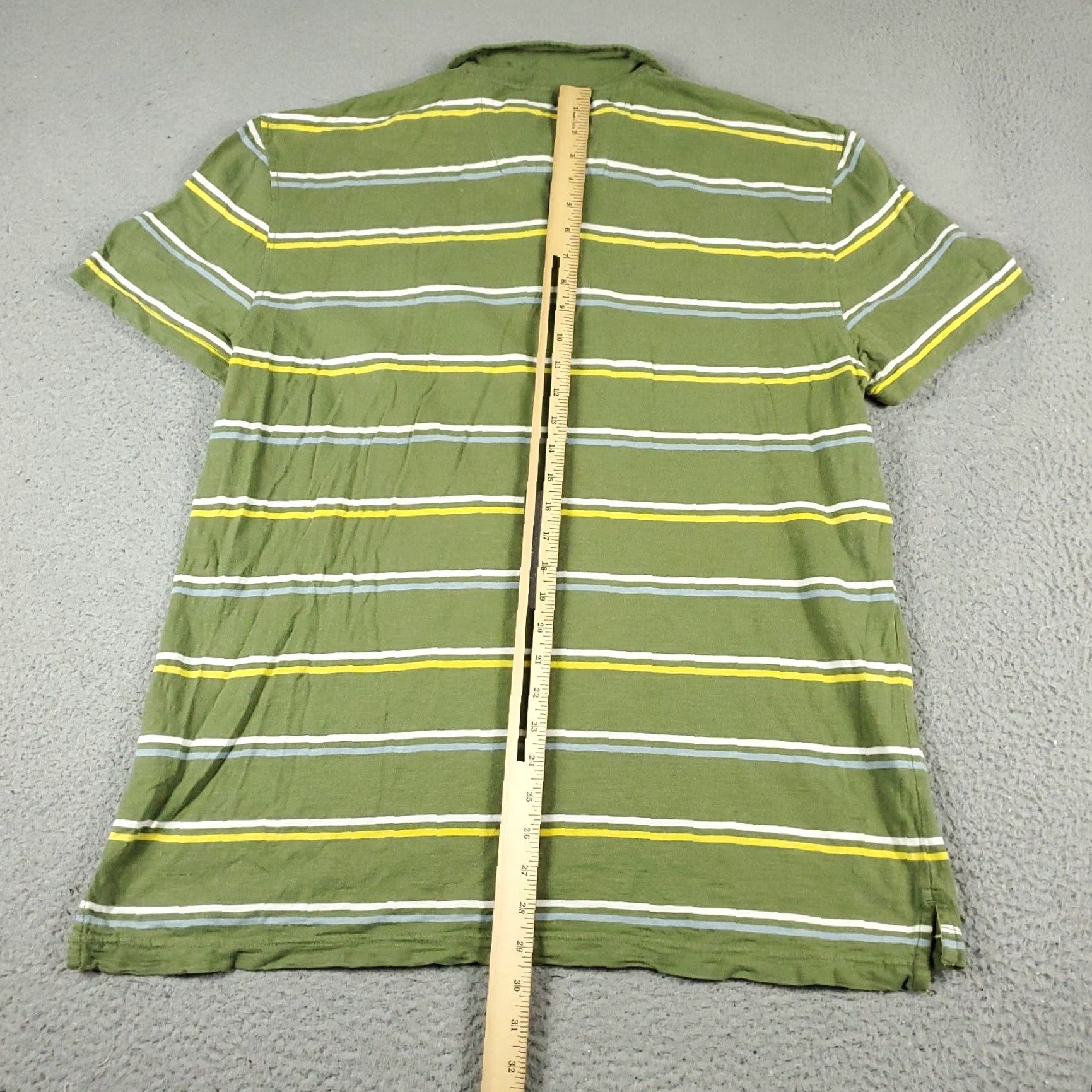 Nautica Nautica Polo Shirt Mens XL Green Striped Short Sleeve Casual Polo Shirt Adult XL Green Striped Nautica Size US XL / EU 56 / 4 - 3 Thumbnail