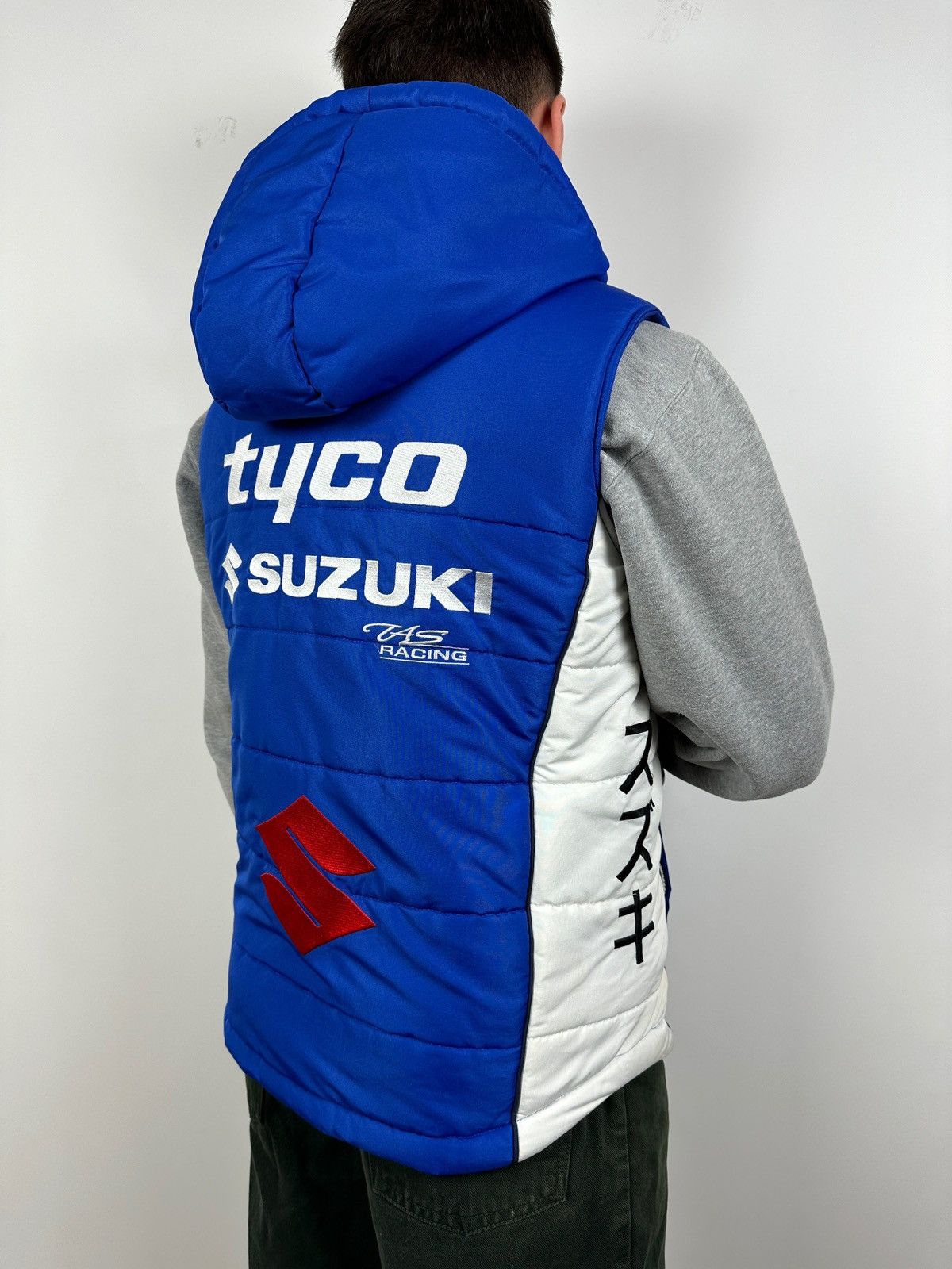 Formula 1 Suzuki GSXR Tyco TAS Racing Blue Motorcycle Fleece Vest Size US S / EU 44-46 / 1 - 1 Thumbnail