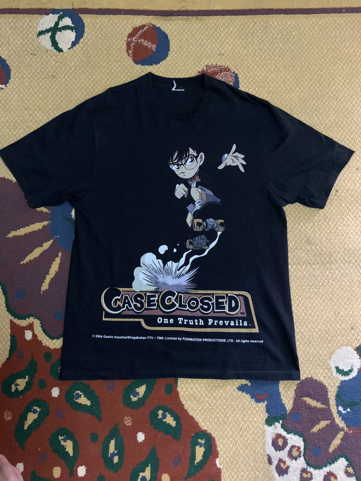 Vintage RARE VINTAGE TEE DETECTIVE CONAN Size US XL / EU 56 / 4 - 1 Thumbnail