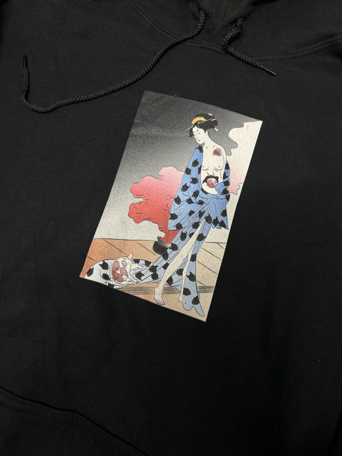 Flagstuff Flagstuff x Delivery Hells Geisha Pullover Hoodie Size US XL / EU 56 / 4 - 3 Thumbnail