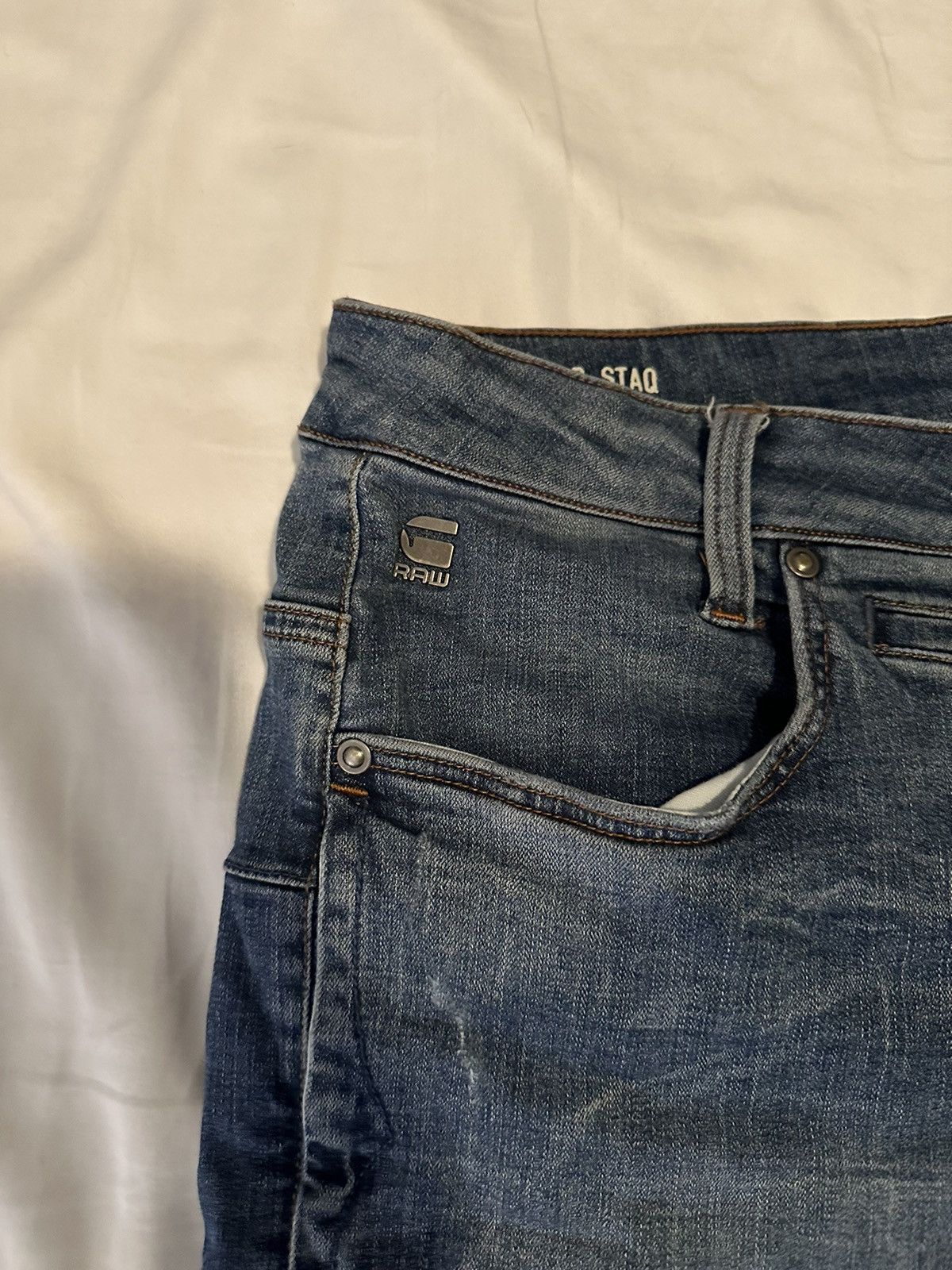 G-Star G star Raw light wash slim fit denim Size US 38 / EU 54 - 4 Thumbnail