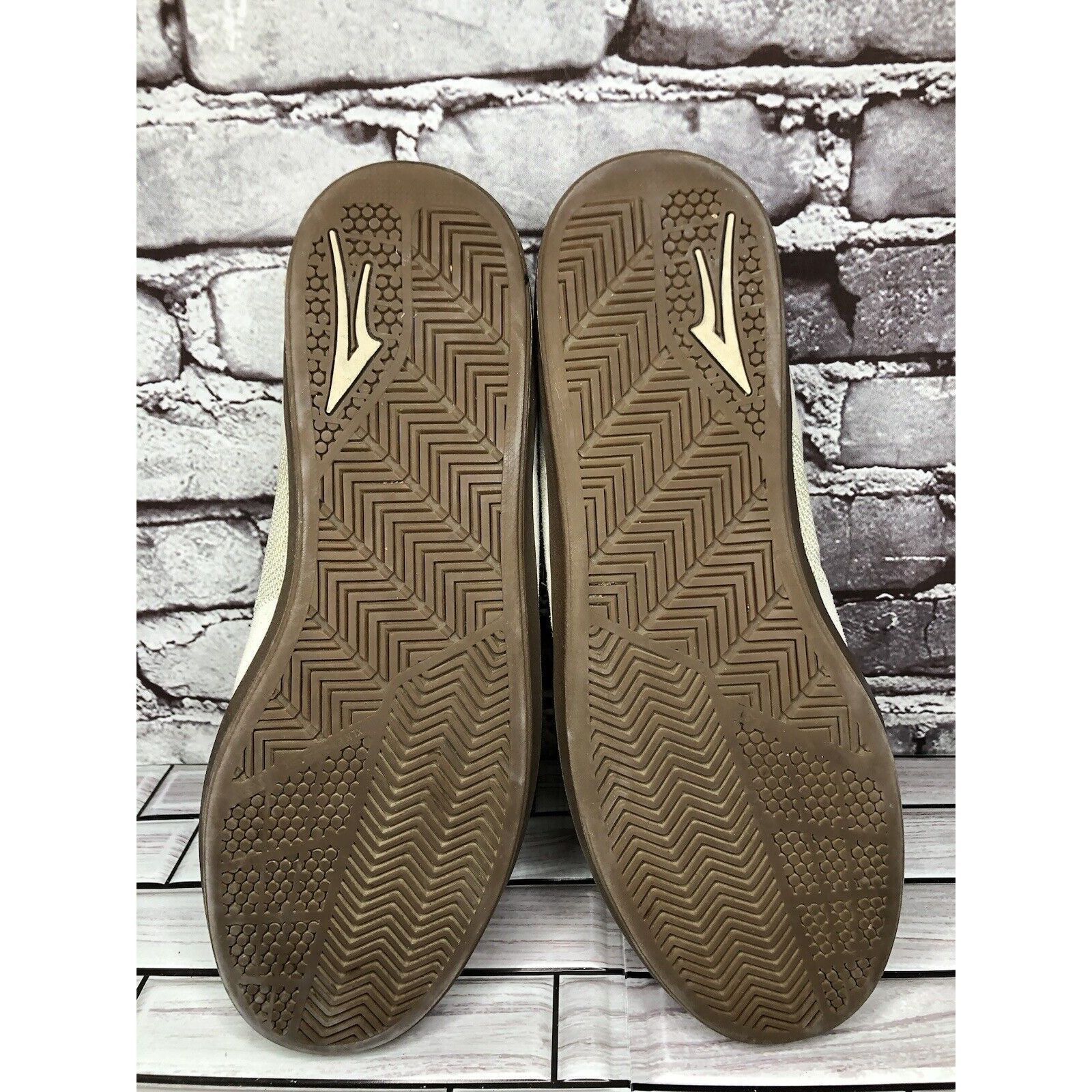 Lakai Lakai Cambridge Beige Suede Blue Tan Fabric Low Lace Up Snea Size US 11 / EU 44 - 7 Thumbnail