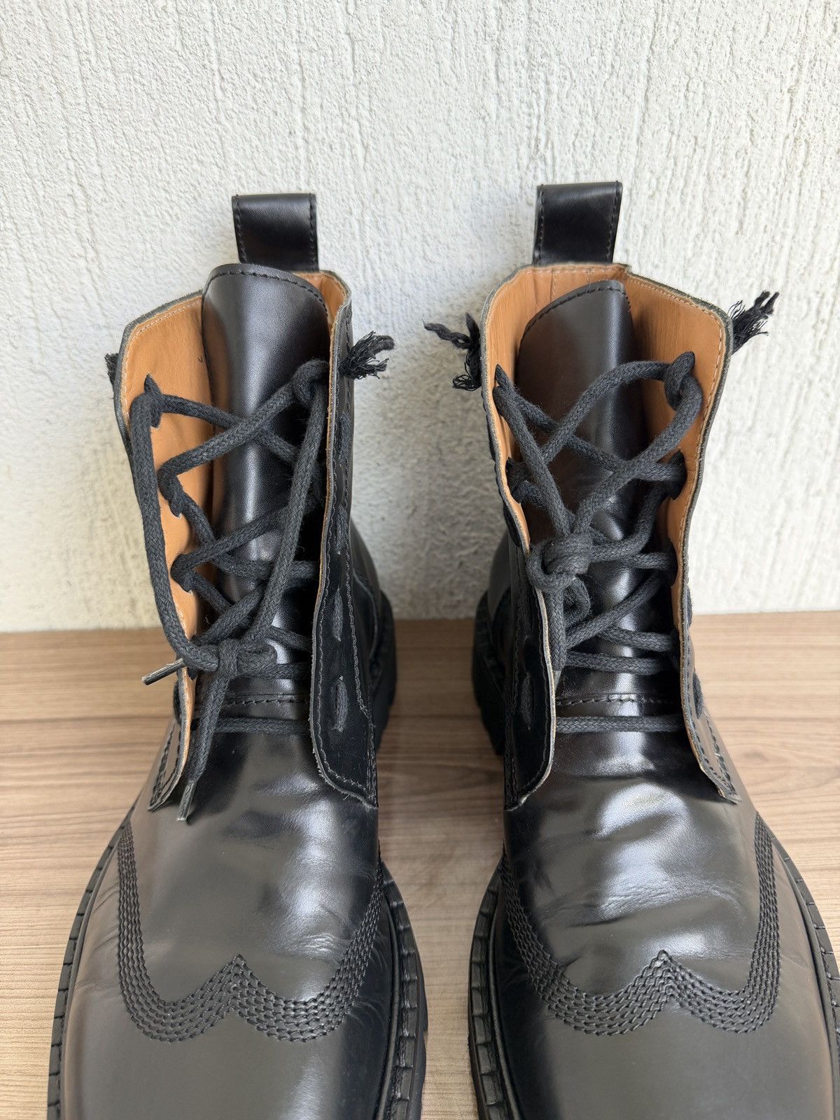 Maison Margiela Wing tip combat boots Size US 8 / EU 41 - 10 Thumbnail