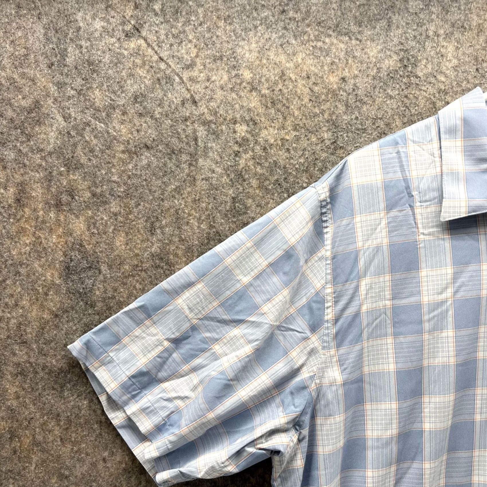 TravisMathew Travis Mathew Shirt Men XXL Plaid Blue Button-Down Nylon Spandex Preppy Casual Button-Up Size US XXL / EU 58 / 5 - 3 Thumbnail