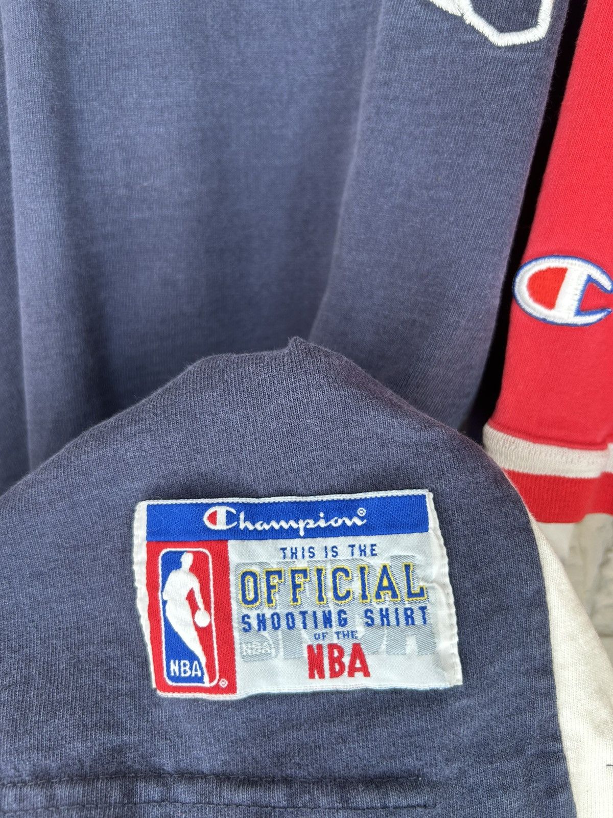 Champion Vintage 90s Champion Houston Rockets NBA Shooting Shirt Size US XXL / EU 58 / 5 - 8 Thumbnail