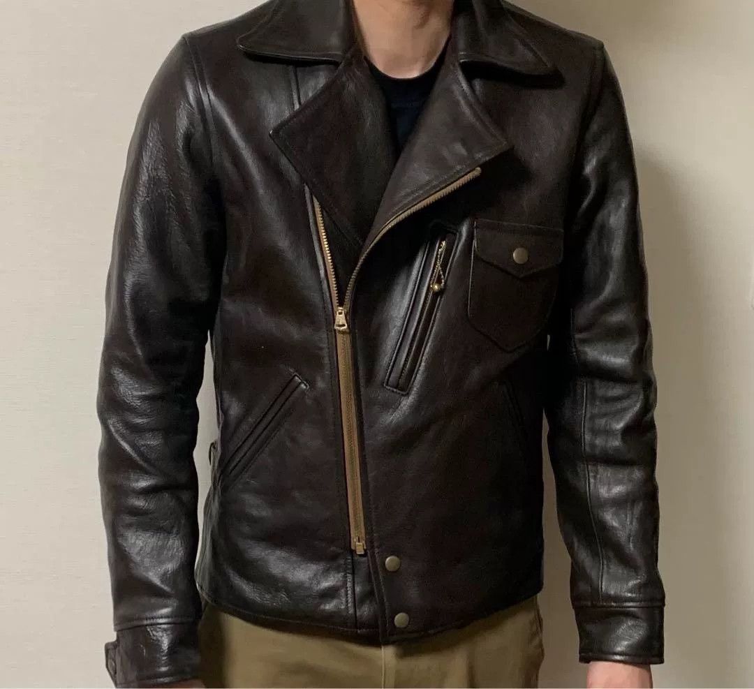 Jelado Jelado Japanese Tea Core Horsehide Jacket Size US M / EU 48-50 / 2 - 1 Thumbnail