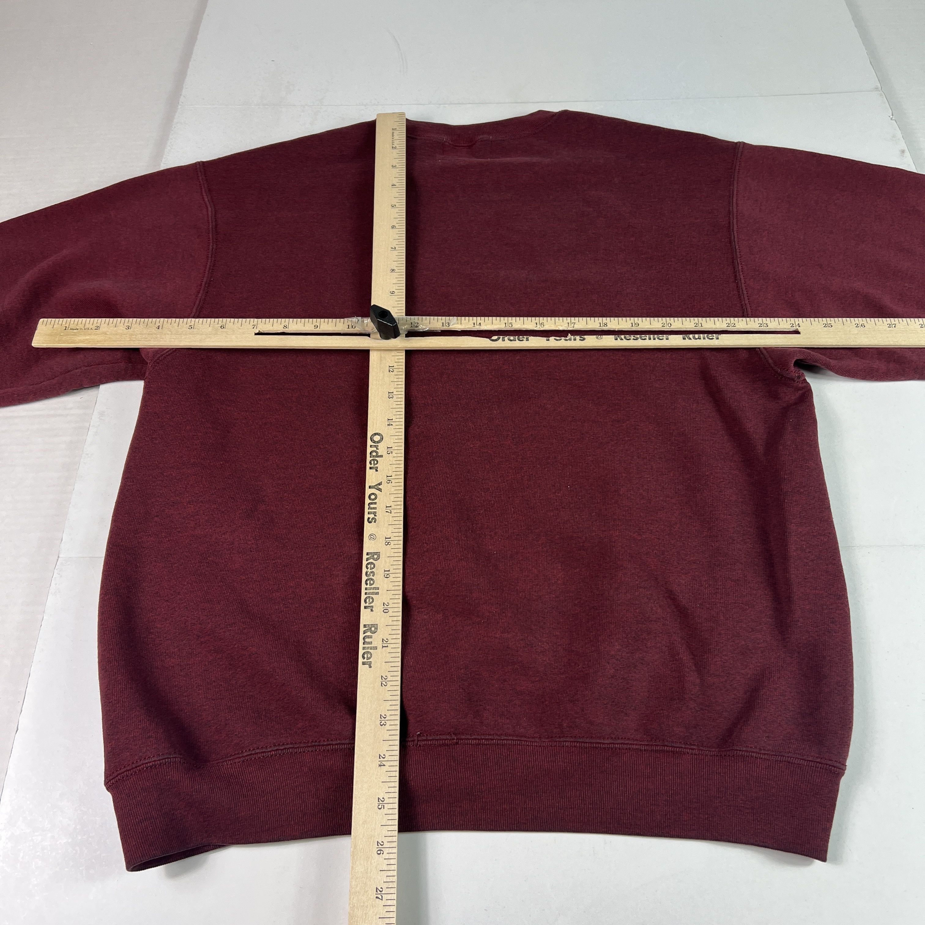 Tommy Hilfiger VTG 90s Tommy Hilfiger Sweatshirt Adult Red Faded Crewneck Size US M / EU 48-50 / 2 - 11 Thumbnail