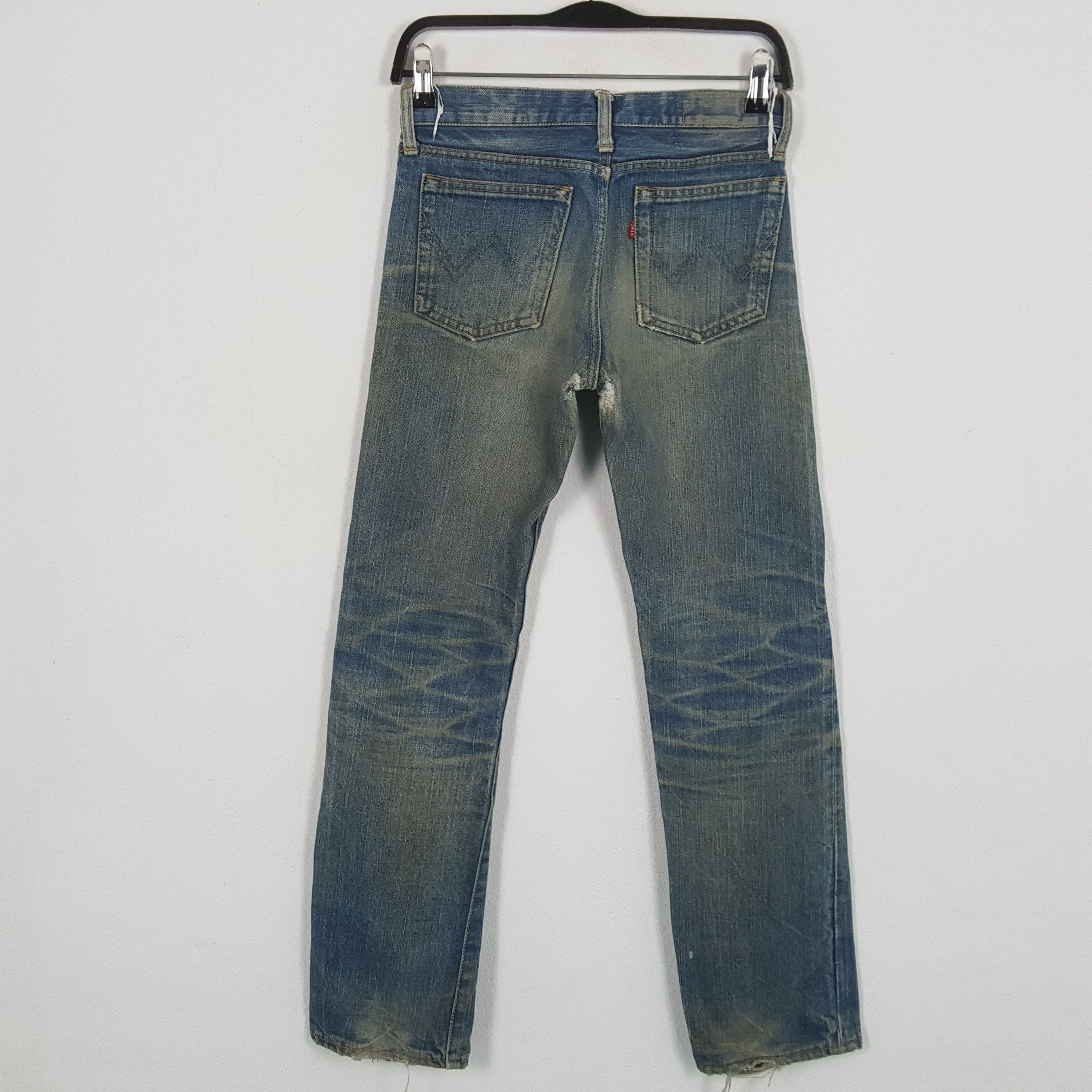 Edwin × Vintage EDWIN Distressed Jeans Streetwear Rock Punk Style Size US 26 / EU 42 - 4 Thumbnail