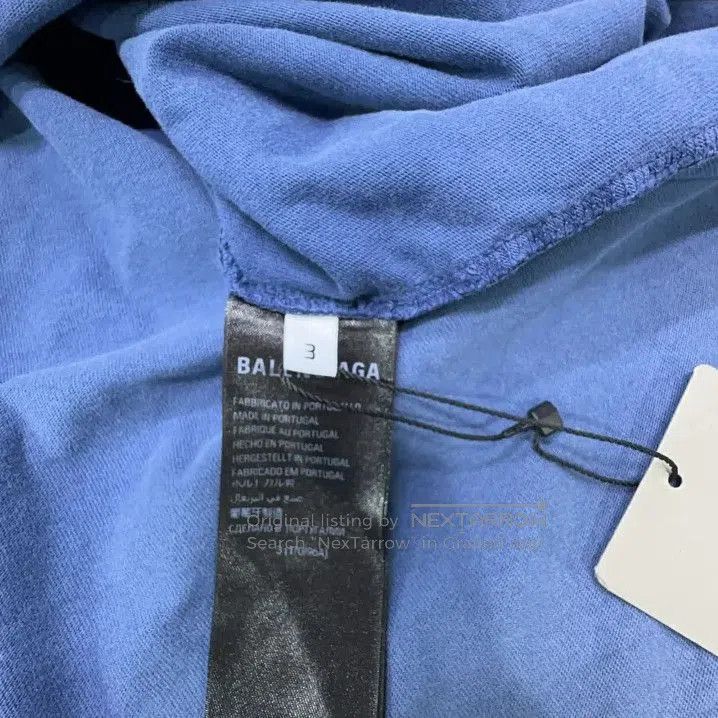 Balenciaga Balenciaga SS24 Distressed Graphic Short Sleeve T. Size US M / EU 48-50 / 2 - 4 Thumbnail