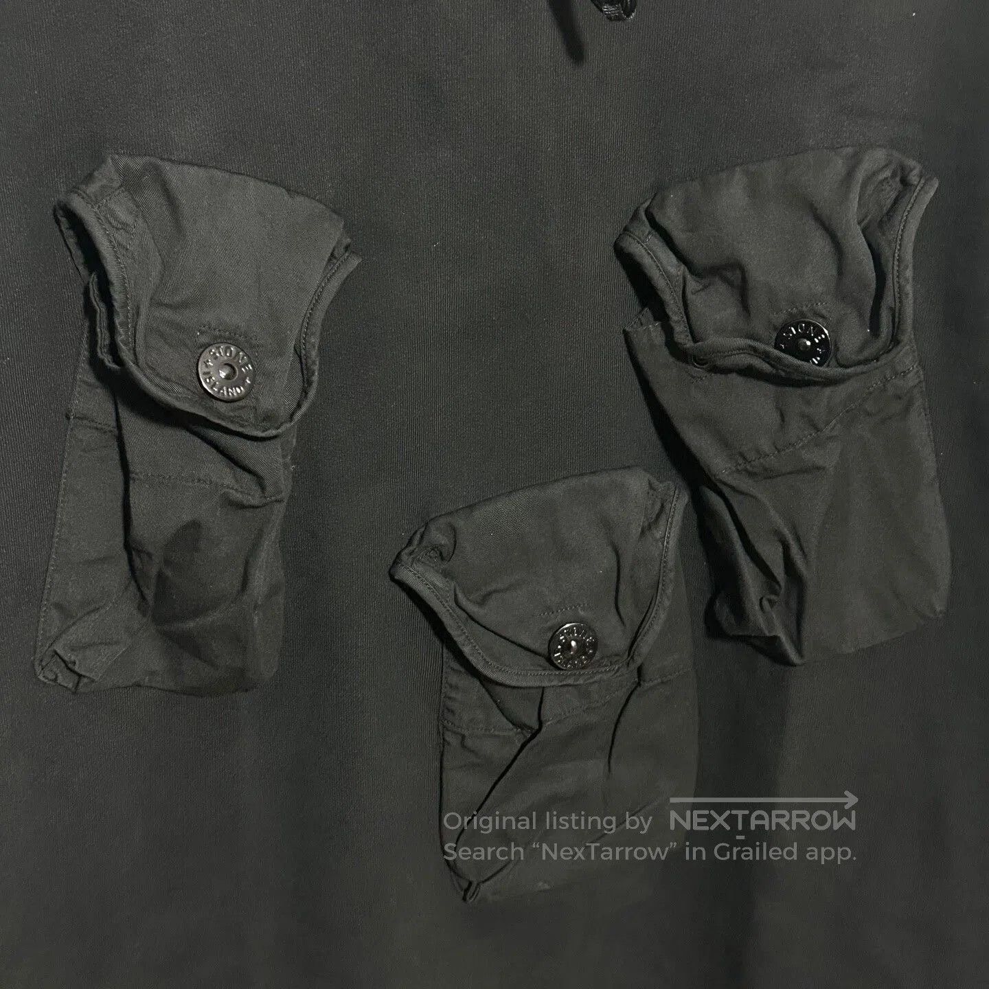 Stone Island stone island black utility collar sweatshirt XXL. Size US XXL / EU 58 / 5 - 3 Thumbnail