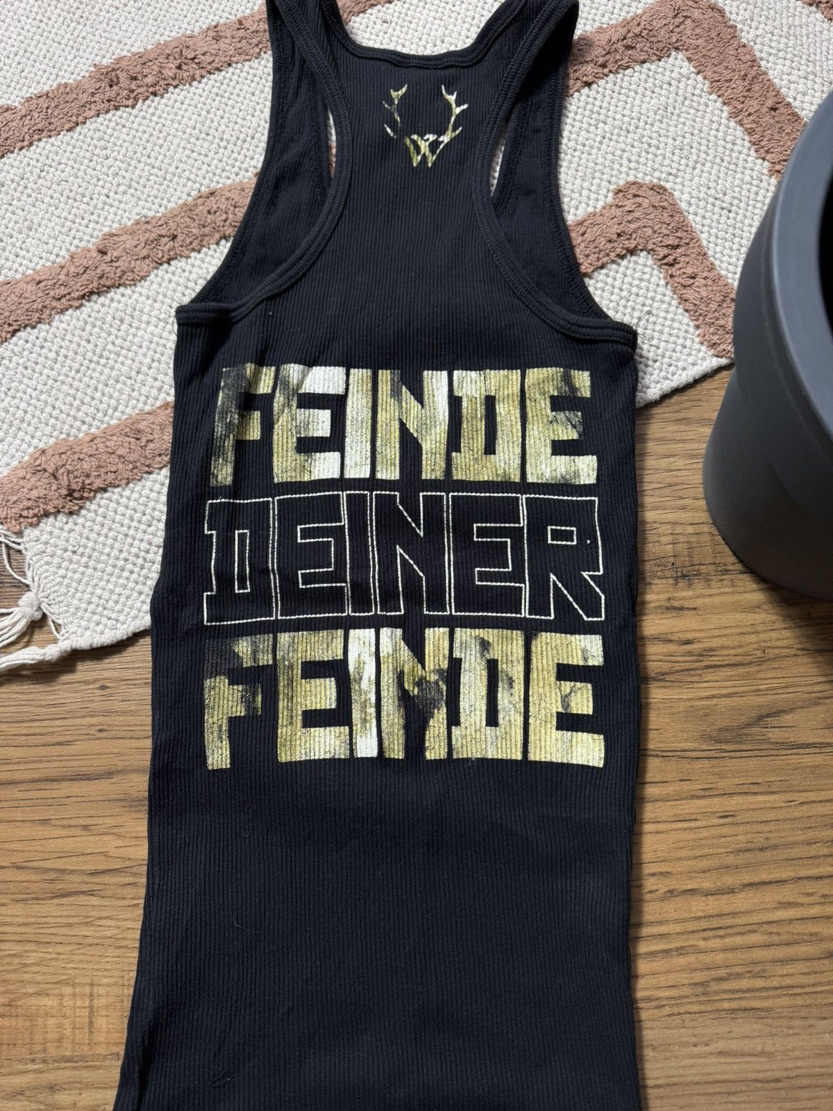 Urban Classics URBAN CLASSICS FREI-WILD FEINDE DEINER Y2K PRINTED TANK TOP Size XS / US 0-2 / IT 36-38 - 5 Thumbnail