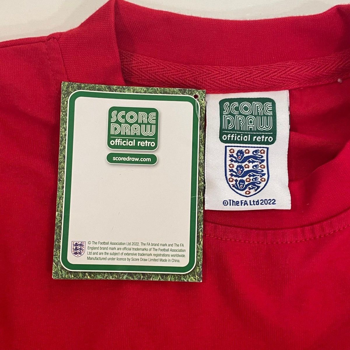 Other DSWT Score Draw England FC Red Sweatshirt Sportswear Size US M / EU 48-50 / 2 - 4 Thumbnail