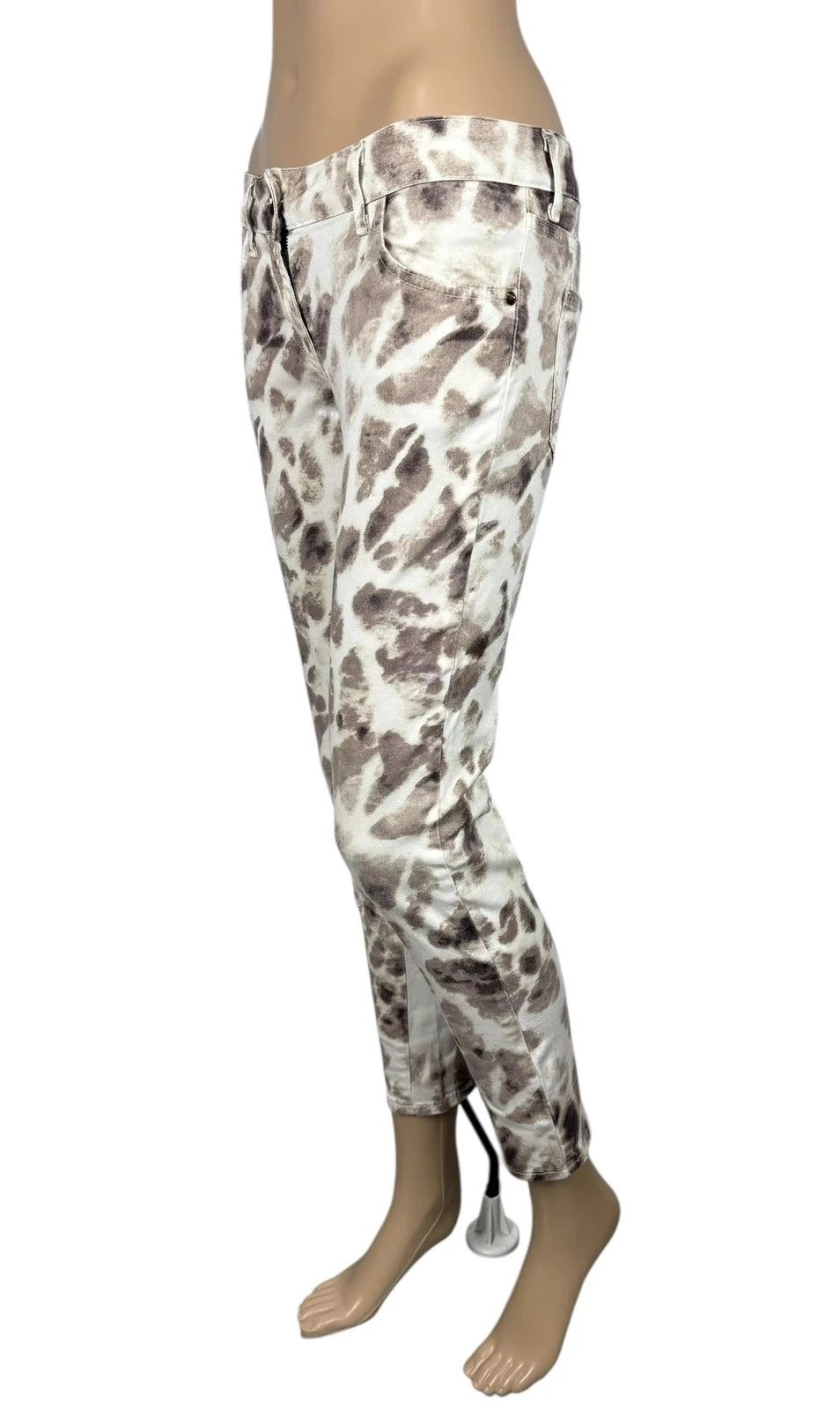 Just Cavalli Just Cavalli Skinny Printed Pants Crop size 27 Size 27" / US 4 / IT 40 - 1 Thumbnail
