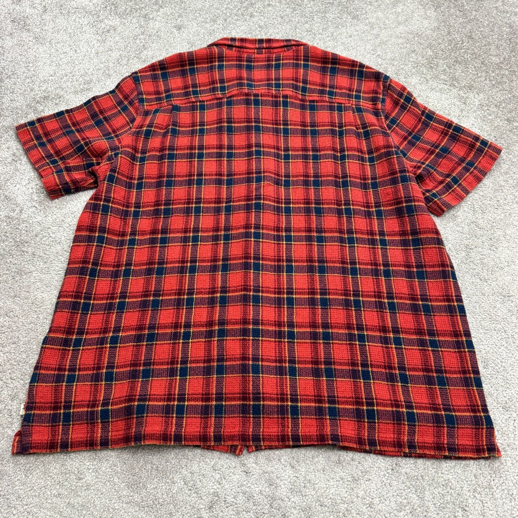 Vintage L.L. Bean Shirt Mens 2XL Red Plaid Button-Down Short Sleeve Outdoor casual Heritage Outdoor Size US XXL / EU 58 / 5 - 2 Thumbnail