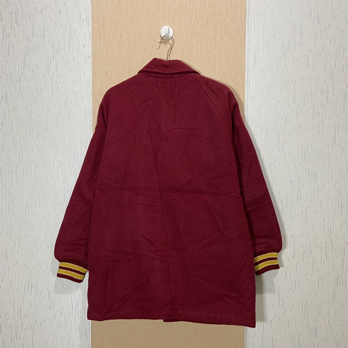 Japanese Brand Vintage VAN JAC Long Varsity Wol Jacket Size US M / EU 48-50 / 2 - 2 Thumbnail